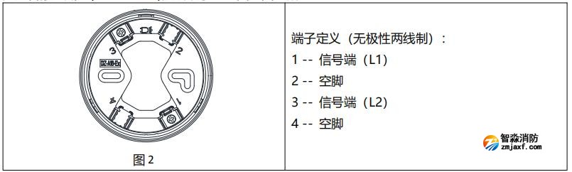 SG-A92-Ex本安防爆型火災(zāi)聲光警報(bào)器接線端子說(shuō)明
