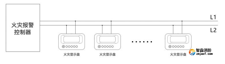 JB-FSD-C82火災顯示盤接線圖