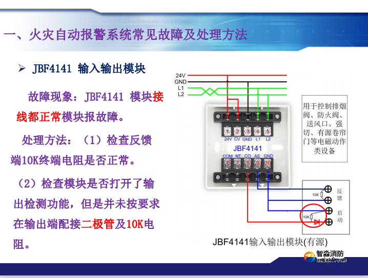 青鳥消防火災(zāi)報警系統(tǒng)常見故障及處理方法