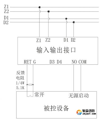 TX6220輸入/輸出接口接線圖