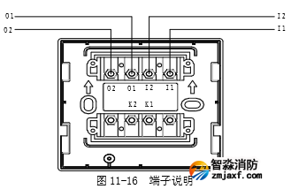  J-SAB-F-TX6142 手動火災(zāi)報警按鈕接線端子圖說明